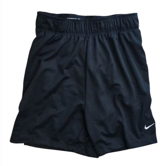 Nike Attack Women's Dri-fit Fitness Mid-Rise Shorts - Black/refs - Picture 2 of 5